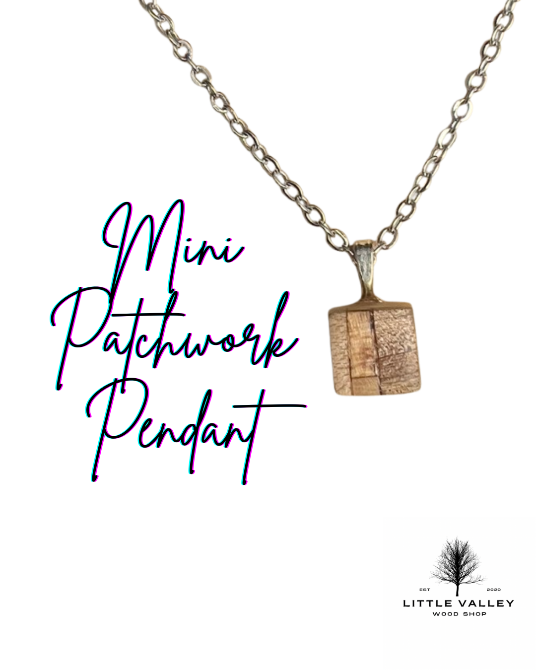 wood jewelry, Wooden Necklace Little Valley Wood Shop, Wooden earrings, nature jewelry, sustainable jewelry, necklace from reclaimed wood, recycled jewelry, wood design, small business, handmade jewelry, handmade necklace, wood working, wooden pendants, unique gifts, ecofriendly gifts, sustainable gifts, patchwork necklace, wood patchwork necklace pendant, wood patchwork design