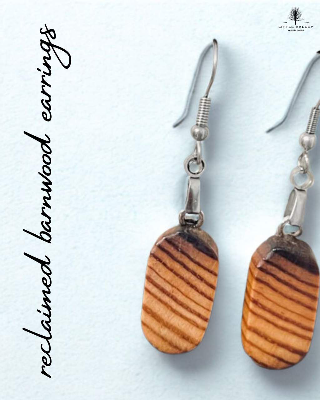 Barnwood jewelry, Wooden Earrings Little Valley Wood Shop, Wooden earrings, nature jewelry, sustainable jewelry, earrings from reclaimed wood, recycled jewelry, patchwork wood design, small business, handmade jewelry, handmade earrings, wood working, wooden patchwork pendants, unique gifts, ecofriendly gifts, sustainable gifts