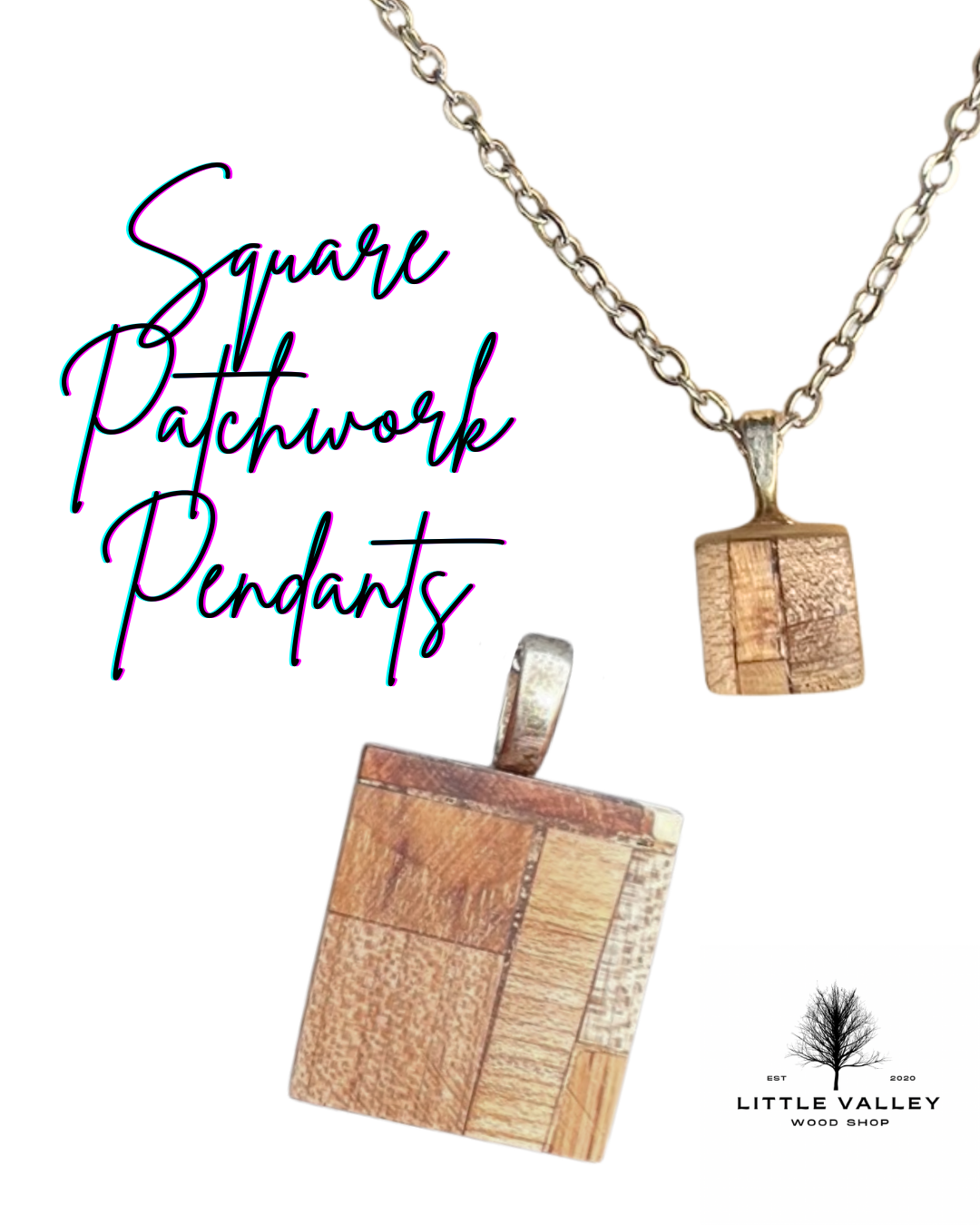 wood jewelry, Wooden Necklace Little Valley Wood Shop, Wooden earrings, nature jewelry, sustainable jewelry, necklace from reclaimed wood, recycled jewelry, wood design, small business, handmade jewelry, handmade necklace, wood working, wooden pendants, unique gifts, ecofriendly gifts, sustainable gifts, patchwork necklace, wood patchwork necklace pendant, wood patchwork design